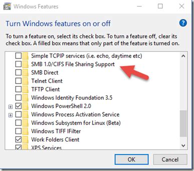 How to detect, enable and disable SMBv1, SMBv2, and SMBv3 in .